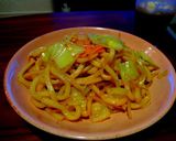 ベーコンとキャベツの焼きうどん作り方6写真