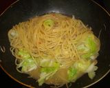 かなぎちりめんと春キャベツのオイルパスタ作り方11写真