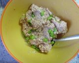冷めても美味♫ちくわのつくね焼き作り方2写真
