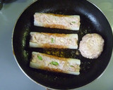 冷めても美味♫ちくわのつくね焼き作り方4写真