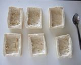 簡単！ひき肉詰め照り焼き豆腐作り方1写真