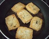 簡単！ひき肉詰め照り焼き豆腐作り方6写真