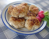 冷めても美味♫ちくわのつくね焼き作り方5写真