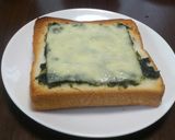 海苔の佃煮☆チ～ズトースト作り方2写真