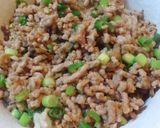 【低塩】ヘルシー豚そぼろ丼作り方7写真
