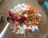 離乳食に☆レンジでオムライス♪作り方2写真