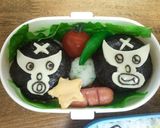 仮面ライダー★のショッカー☻キャラ弁作り方5写真
