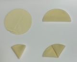 餃子の皮でクリスマスツリー作り方1写真