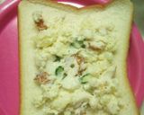 ポテサラ納豆パン作り方1写真