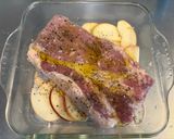 塩麹で焼くローストポーク！林檎ソースを添えて作り方3写真