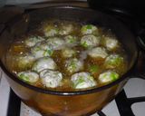 筍鶏団子煮作り方3写真