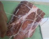 ブロック肉の縛り方。作り方2写真