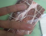 ブロック肉の縛り方。作り方3写真