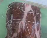 ブロック肉の縛り方。作り方5写真