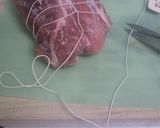 ブロック肉の縛り方。作り方6写真