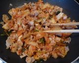 豆腐の豚キムチのせ作り方4写真