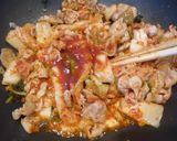 豆腐の豚キムチのせ作り方5写真