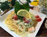 海老とアボガドのクリームパスタ♡作り方7写真