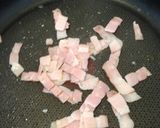 一人ランチパスタ♪簡単カルボナーラ作り方1写真