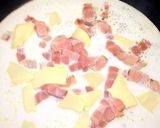 一人ランチパスタ♪簡単カルボナーラ作り方2写真