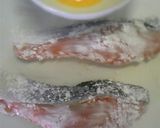 塩麹サーモンのピカタ作り方2写真