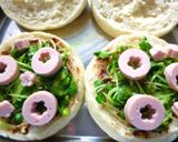 田楽味噌×魚ニソ×貝割れのトースト作り方5写真