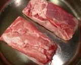 豚バラ肉のコーラ煮♫作り方1写真