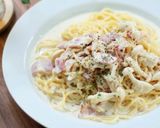 ほたて♡ベーコン♡きのこのパスタ♪作り方7写真