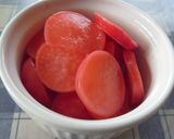 赤ピンク♪ラディッシュのハニー酢作り方4写真