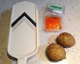 じゃがいも細切りとトビッコ作り方1写真