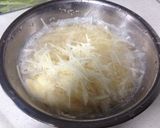 じゃがいも細切りとトビッコ作り方2写真