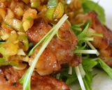 豚と水菜の梅味ユーリンチー風＊油淋鶏＊作り方6写真