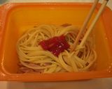 お弁当に☆レンジで簡単パスタ作り方2写真