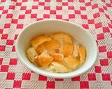 離乳食にも☆やわらかパンの耳グラタン♪作り方1写真
