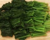 れんこんとほうれん草の胡麻和え作り方3写真