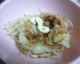 ゆで白菜ともやしのおかかマヨ醤油和え作り方2写真