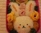 キャラ弁♡簡単うさぎちゃん作り方3写真