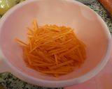 空豆と人参の温サラダ作り方1写真