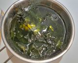 めんつゆバター☆わかめのパスタ作り方1写真