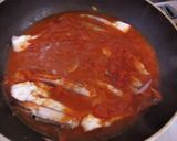カニのトマトクリームパスタ作り方2写真