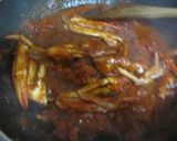 カニのトマトクリームパスタ作り方3写真