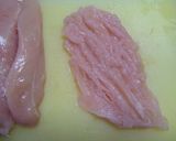 鶏ささ身大葉包み梅肉味作り方1写真