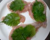 鶏むね肉で大葉をクルクル巻いたフライ作り方2写真