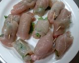 鶏むね肉で大葉をクルクル巻いたフライ作り方3写真