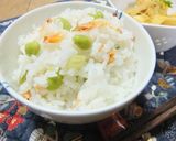 枝豆と桜エビの春色ごはん✿作り方3写真