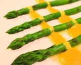 アスパラのオランディーズソースかけ☆作り方4写真