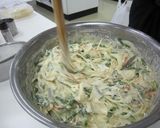 韓国料理：パジョン（ネギの海鮮チヂミ）作り方4写真