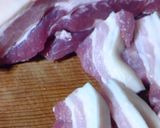 豚バラ肉と青梗菜のあっさり炒め作り方1写真