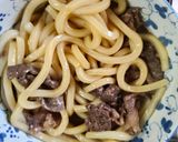 もう無理な日の⭐️レンチン肉うどん作り方4写真
