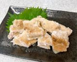 ささみの寿司ガリ挟み焼き♪辛子マヨソース作り方9写真